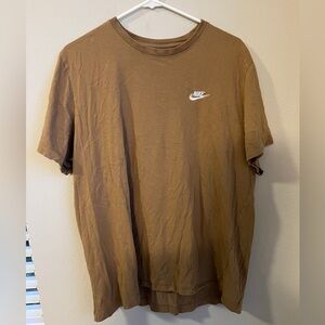Nike Tan Short Sleeve Men's Tee